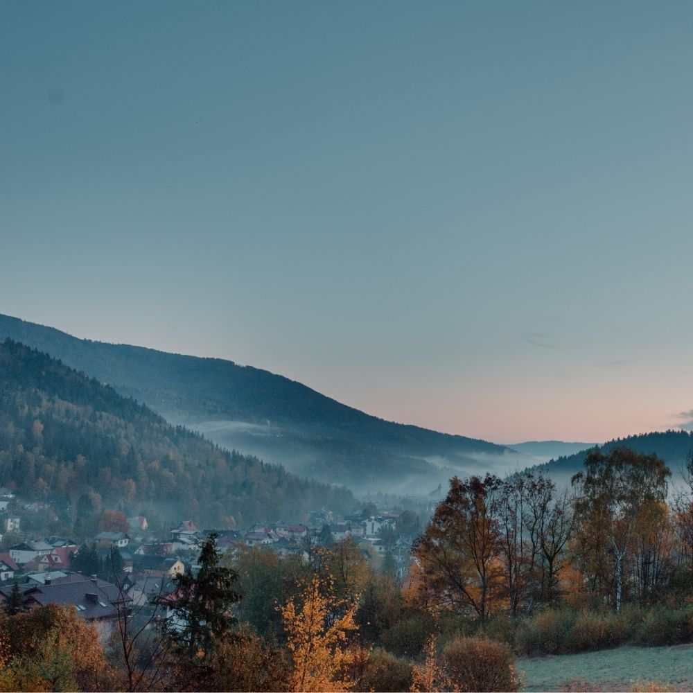 widok na Szczyrk i okolice